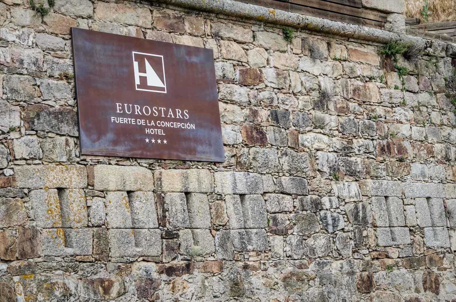 Eurostars Fuerte De La Concepcion Hotell Aldea Del Obispo Eksteriør bilde